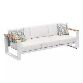 Zahradní třímístná pohovka CAMBUSA WHITE