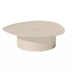 Zahradní konferenční stolek CALLA 110 CM BEIGE SAND