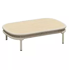 Zahradní konferenční stolek CALYPSO 120 CM BEIGE/SINTERED STONE