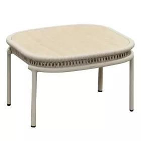 Zahradní odkládací stolek CALYPSO 80 CM BEIGE/SINTERED STONE