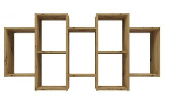 Závěsná knihovna Brody 7P dub artisan