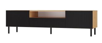 TV stolek Karis 160-L dub artisan/černá