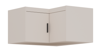 Nástavec na rohovou skříň Enja 2D písková béžová