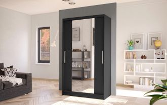 Skříň Kosta II 100 - černá Skříň Kosta II 100 - černá