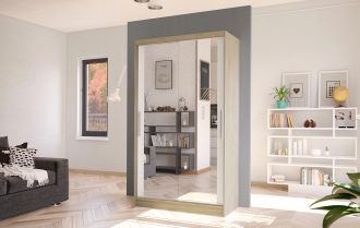 Skříň Kosta VII 100 - dub sonoma/bílá Skříň Kosta VII 100 - dub sonoma/bílá