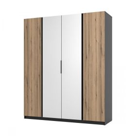 Skříň Keny X - černá/dub evoke Skříň Keny X - černá/dub evoke