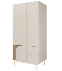 Skříň Carmina R1 macadamia/dub jarní