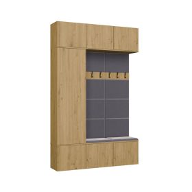 Předsíňová sestava Gaha III 1SZ2W dub artisan Předsíňová sestava Gaha III 1SZ2W dub artisan
