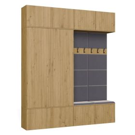 Předsíňová sestava Gaha IV 2SZ2W dub artisan Předsíňová sestava Gaha IV 2SZ2W dub artisan