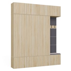 Předsíňová sestava Gaha IV 3SZ1W dub sonoma