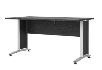 Psací stůl Office 402/437 černá/silver grey