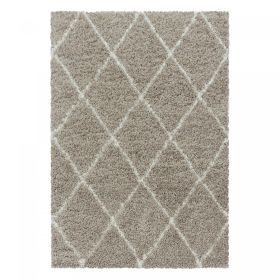 Kusový koberec Alvor Shaggy 3401 beige - 240x340 cm