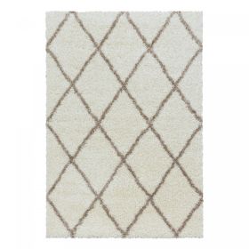 Kusový koberec Alvor Shaggy 3401 cream - 280x370 cm