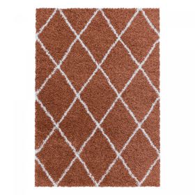 Kusový koberec Alvor Shaggy 3401 terra - 80x250 cm
