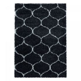 Kusový koberec Salsa Shaggy 3201 anthrazit - 140x200 cm