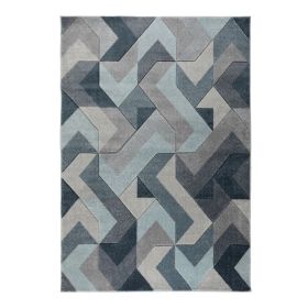 Kusový koberec Hand Carved Aurora Denim Blue - 160x230 cm