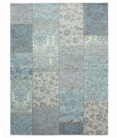 Kusový koberec Manhattan Patchwork Chenille Duck Egg - 200x290 cm