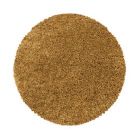 Kusový koberec Sydney Shaggy 3000 gold kruh - 160x160 (průměr) kruh cm