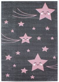 Dětský kusový koberec Kids 610 pink - 160x230 cm