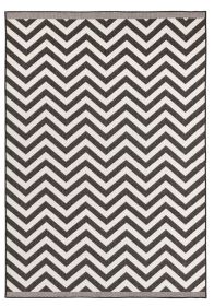 Kusový koberec Twin Supreme 103433 Palma black creme – na ven i na doma - 80x250 cm