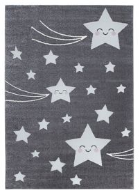 Dětský kusový koberec Kids 610 grey - 120x170 cm