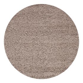 Kusový koberec Dream Shaggy 4000 beige kruh - 80x80 (průměr) kruh cm