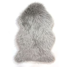 Kusový koberec Faux Fur Sheepskin Grey - 120x170 cm