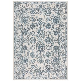 Kusový koberec Wool Loop Yasmin Ivory/Blue - 200x290 cm