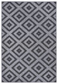 Kusový koberec Twin-Wendeteppiche 105461 Night Silver – na ven i na doma - 80x250 cm