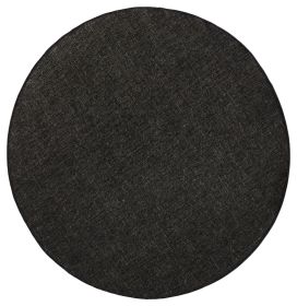 Kusový koberec Twin-Wendeteppiche 103096 schwarz creme kruh - 140x140 (průměr) kruh cm