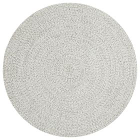 Kusový koberec Braided 105553 Light Melange kruh – na ven i na doma - 150x150 (průměr) kruh cm