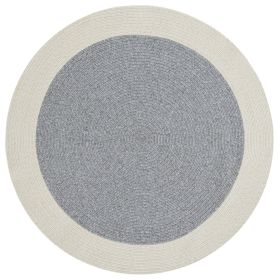 Kusový koberec Braided 105555 Grey Creme kruh - 200x200 (průměr) kruh cm