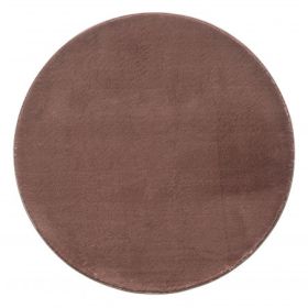 Kusový koberec Catwalk 2600 Brown kruh - 160x160 (průměr) kruh cm