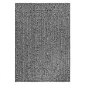 Kusový koberec Patara 4955 Grey – na ven i na doma - 240x340 cm