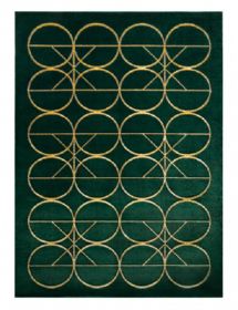 Kusový koberec Emerald 1010 green and gold - 80x150 cm