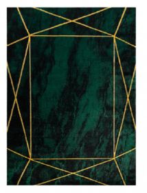 Kusový koberec Emerald 1022 green and gold - 200x290 cm