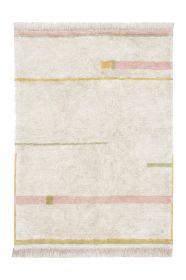 Kusový koberec Eco City Lanes Vintage Nude - 90x130 cm