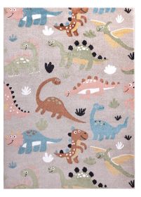 Dětský kusový koberec Fun Dino beige - 80x150 cm