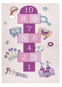 Dětský kusový koberec Bambino 2285 Hopscotch pink - 80x150 cm