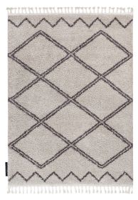 Kusový koberec Berber Asila B5970 cream and brown - 140x190 cm