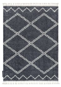 Kusový koberec Berber Asila B5970 grey and white - 160x220 cm