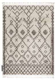 Kusový koberec Berber Tanger B5940 cream and brown - 80x150 cm