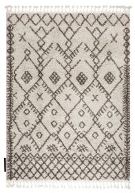 Kusový koberec Berber Tanger B5940 cream and brown - 120x170 cm