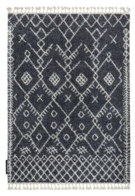 Kusový koberec Berber Tanger B5940 grey and white - 160x220 cm