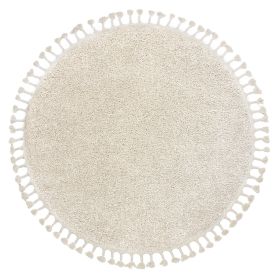 Kusový koberec Berber 9000 cream kruh - 120x120 (průměr) kruh cm