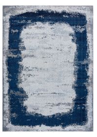 Kusový koberec Core A004 Frame blue/grey - 140x190 cm