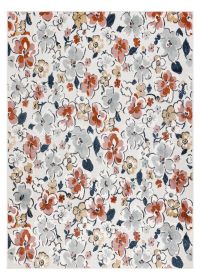 Kusový koberec Botanic 65239 flowers ecru - 78x150 cm