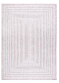 Kusový koberec Sion Sisal Labirinth 22376 pink/ecru – na ven i na doma - 120x170 cm