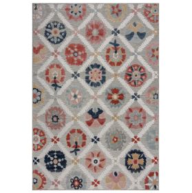 Kusový koberec Plaza Flora Grey - 120x170 cm