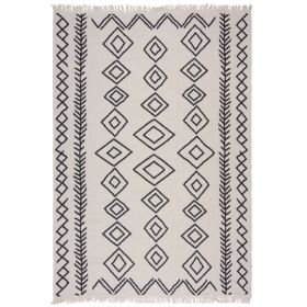 Kusový koberec Deuce Edie Recycled Rug Monochrome/Black - 120x170 cm